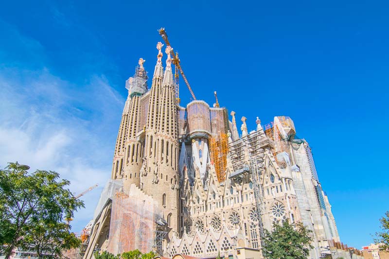 Sagrada Familia: Barcelona, Spain