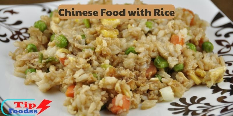 Chinese Food with Rice 