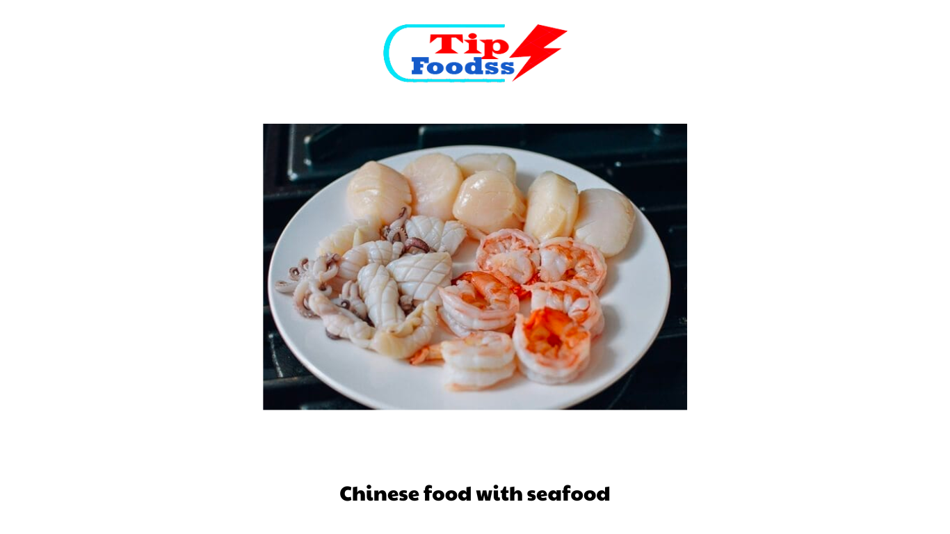 Chinese food with seafood 3 1